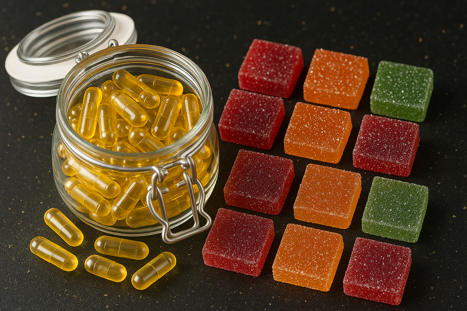 Read more about the article The Pros and Cons of THC Pills vs. Edibles 