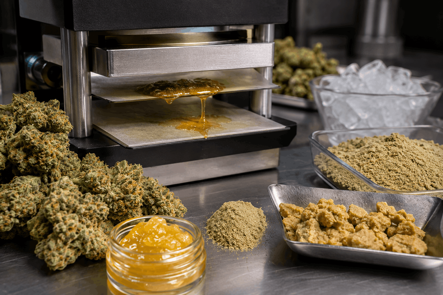 Solventless Rosin Production Process